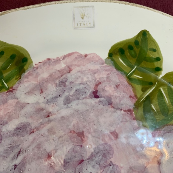 Hand Painted Ceramic Platter - Picture 2 of 6